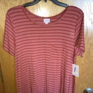 NWT LuLaRoe The Carly XL Orange Striped